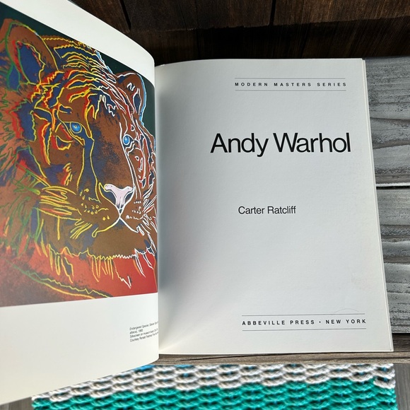 Rare First Edition 1983 Warhol by Carter Ratcliff, Abbeville Modern Masters. - Picture 4 of 10